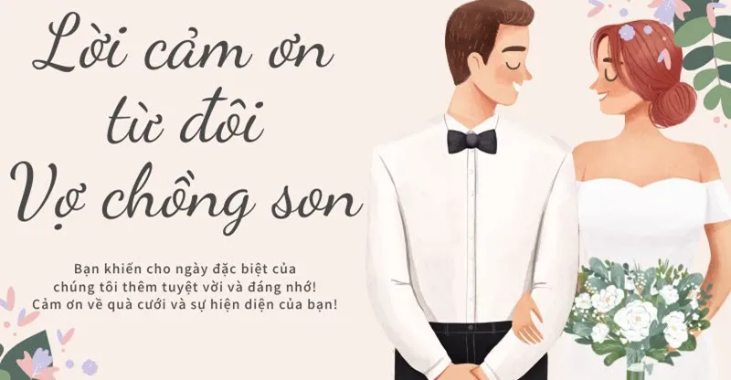 Lời cảm ơn sau đám cưới là gì?