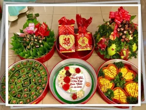 Mâm quả đám hỏi gồm những gì?